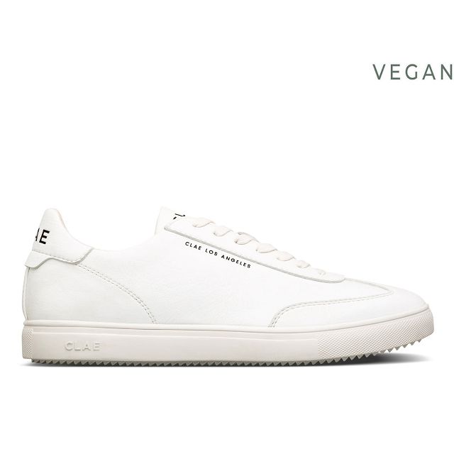 CLAE DEANE VEGAN Shoes Mens USA046-K73 In Triple White Vegan